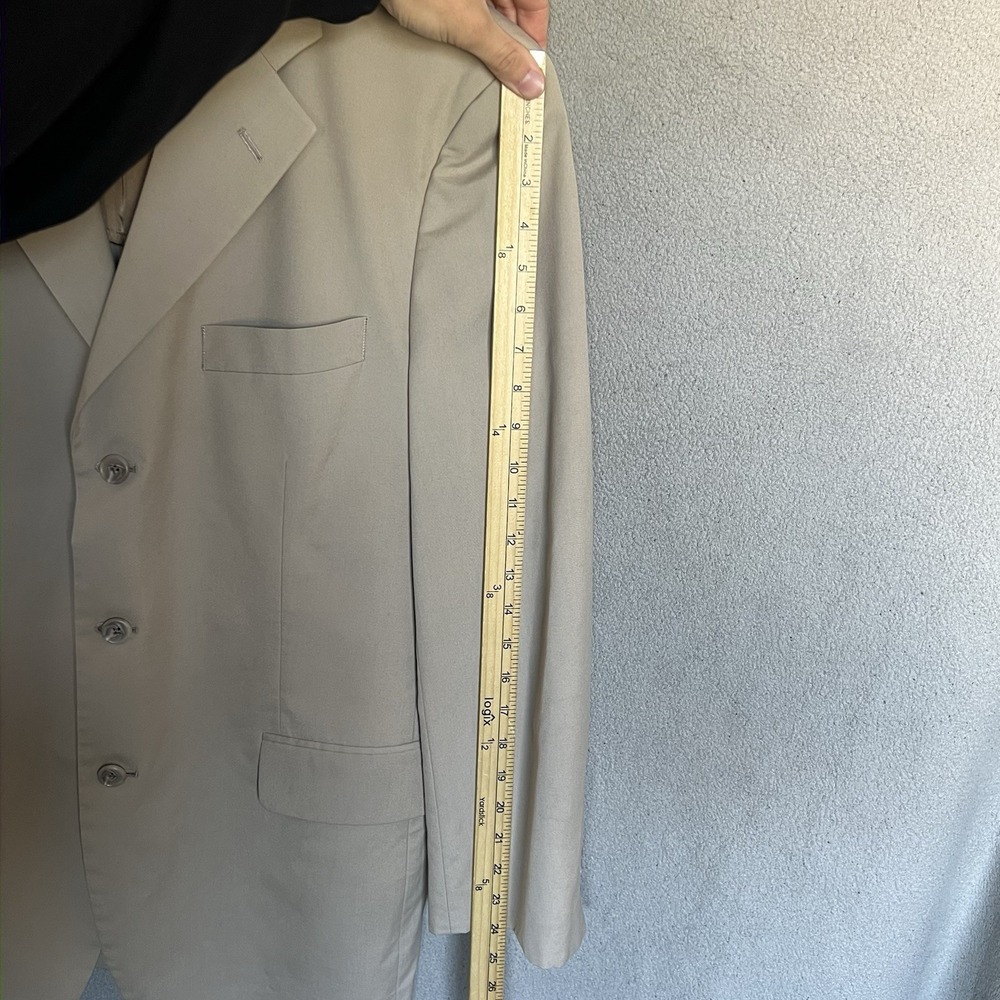 Brooks Brothers Blazer Mens 40R Brown Suit Coat Unstructured Brookscool Poplin - Picture 12 of 16